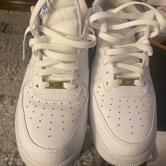 Men’s Air Force Royal Blue and White sneakers size 10.5 - Picture 4 of 15